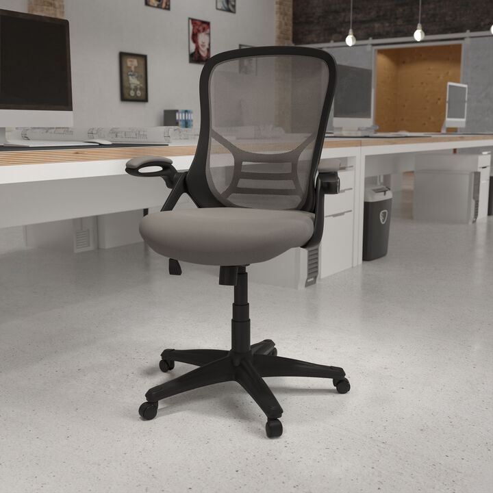 Porter High Back   Mesh Ergonomic Swivel Office Chair with Frame and Flip-up Arms