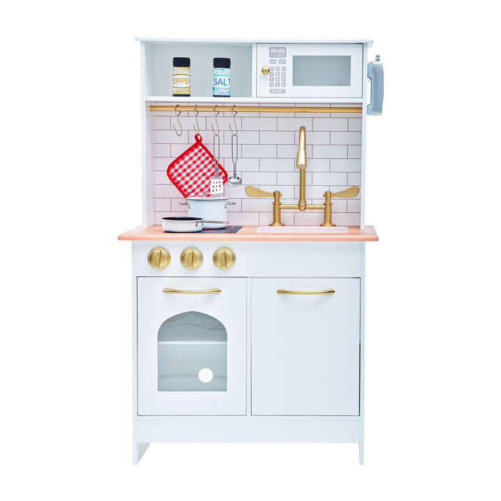 Little Chef Boston Classic Play Kitchen & Cookware, White