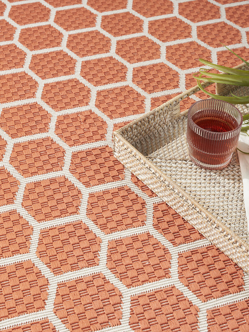 Twist Reversible TWS01 Coral 8' x 10' Rug