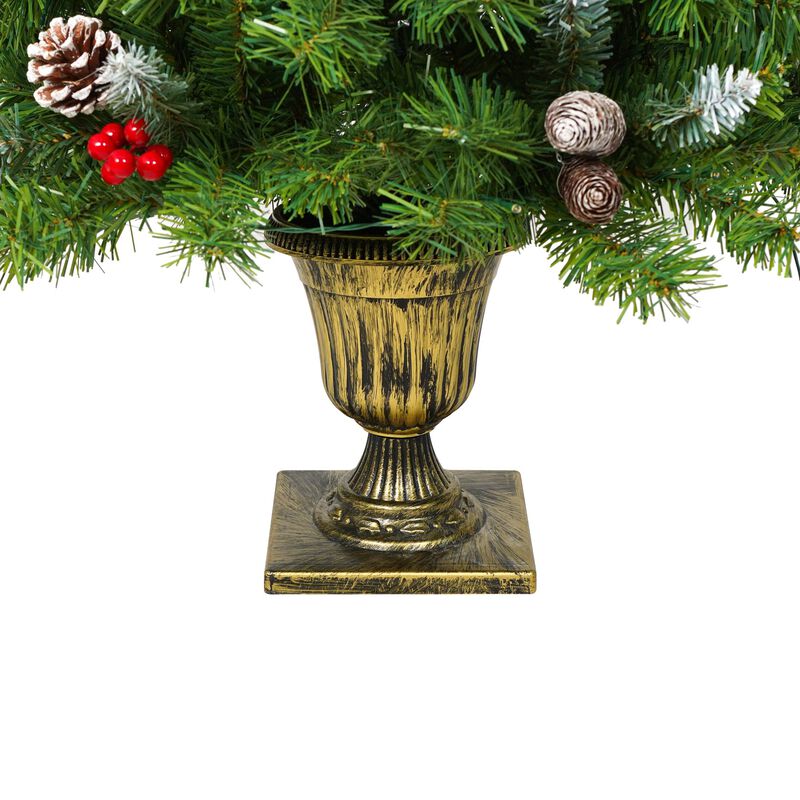 Doljod Pre-lit Xmas Tree Artificial Christmas 3-Piece Set image number 4