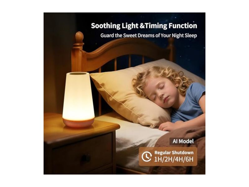 Dimmable Remote Control Portable Desk Lamp For Living Room Bedroom Bedside image number 3