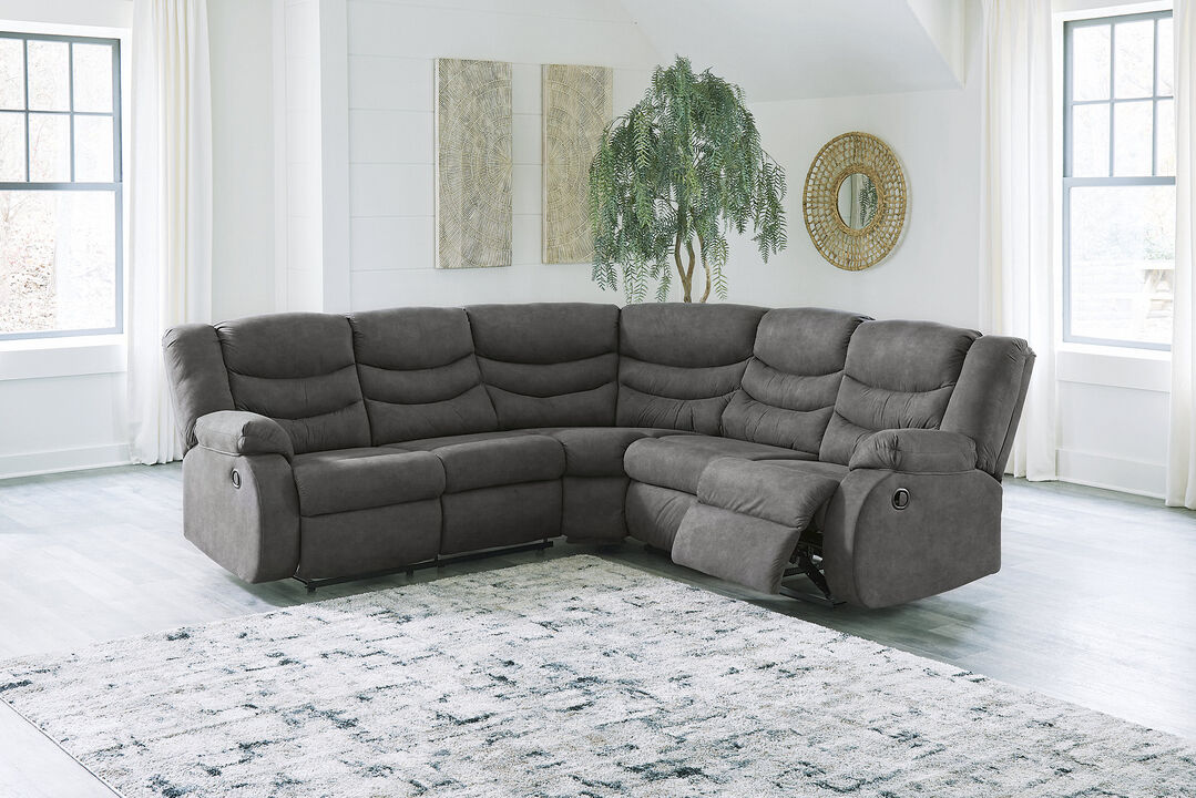 Partymate 2-Piece Reclining Sectional