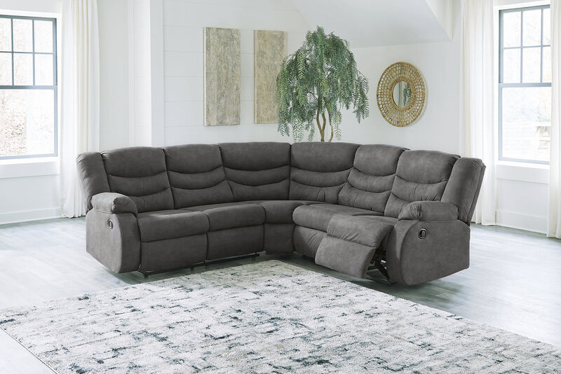 Partymate 2-Piece Reclining Sectional