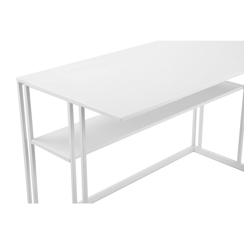 Pangea Home Miley Desk Metal White