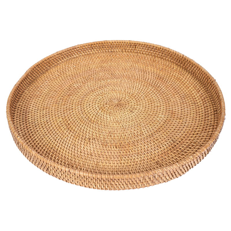 Saboga Home&trade; Round Serving / Ottoman Tray image number 4