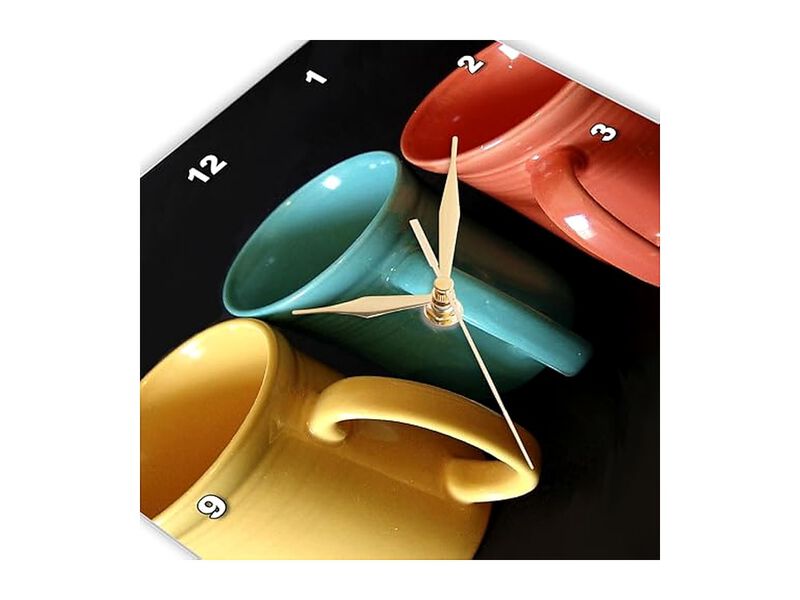 Coffee Tea Wall Clock 10 Inch Home Decor image number 3