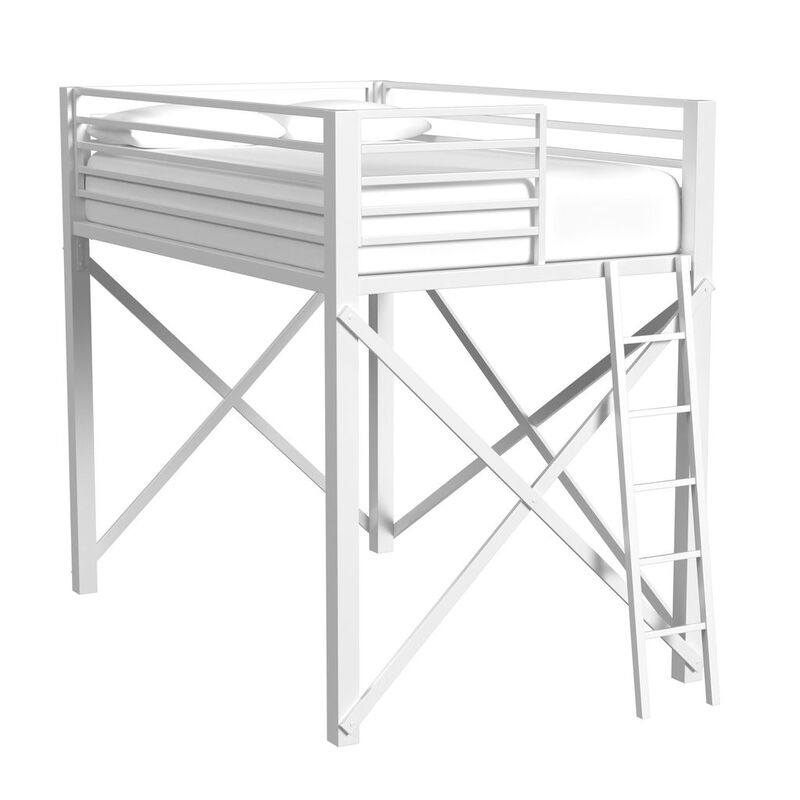 Talia Full Loft Bed with Ladder