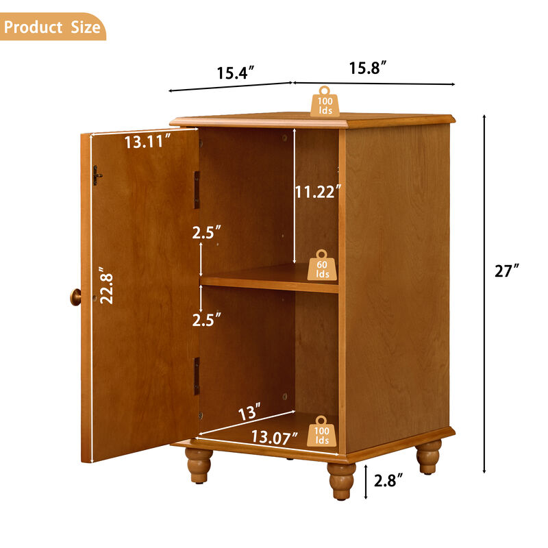 Rartpo 27" Tall Floor Cabinet image number 6