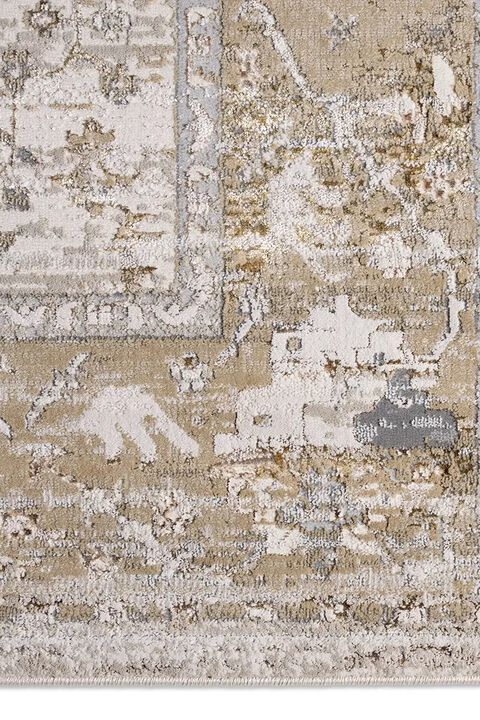 Sinclaire Tajsa White Alyssum 2'2" x 8' Runner Rug by Label J x Jaipur Living