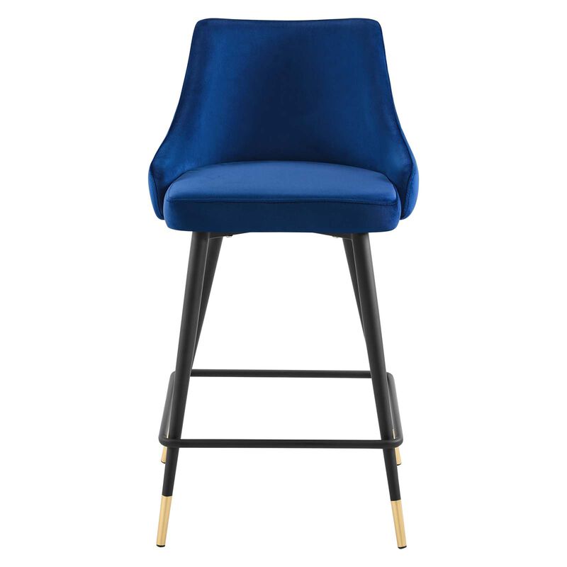 Adorn Performance Velvet Counter Stool image number 0