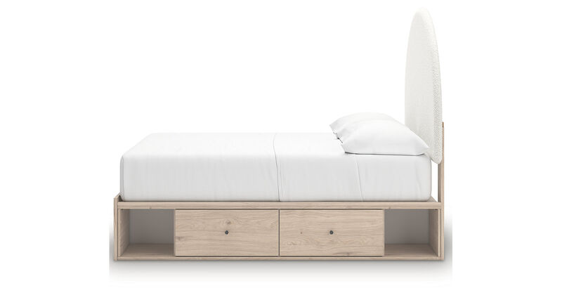 Shapella Full Upholstered Panel Bed with Storage image number 27