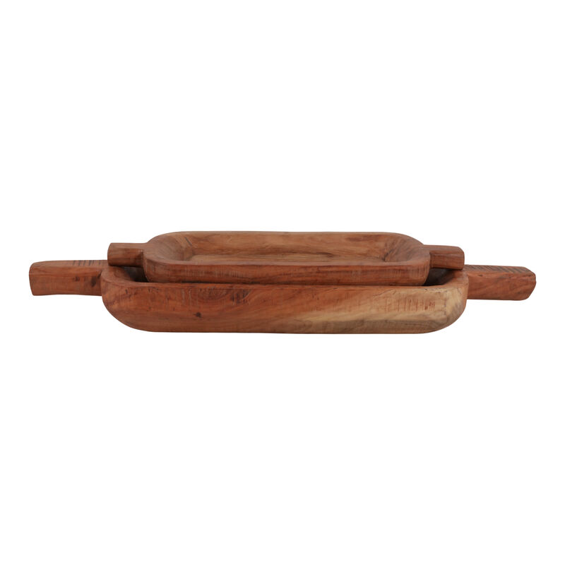 S/2 Reclaimed Wood Bowls image number 4