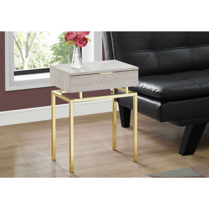 Hivvago 24 inch Modern End Table 1 Drawer Nightstand