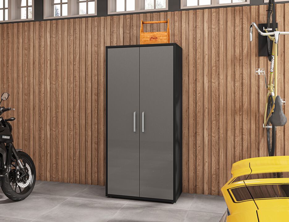 Eiffel Gray Garage Cabinet