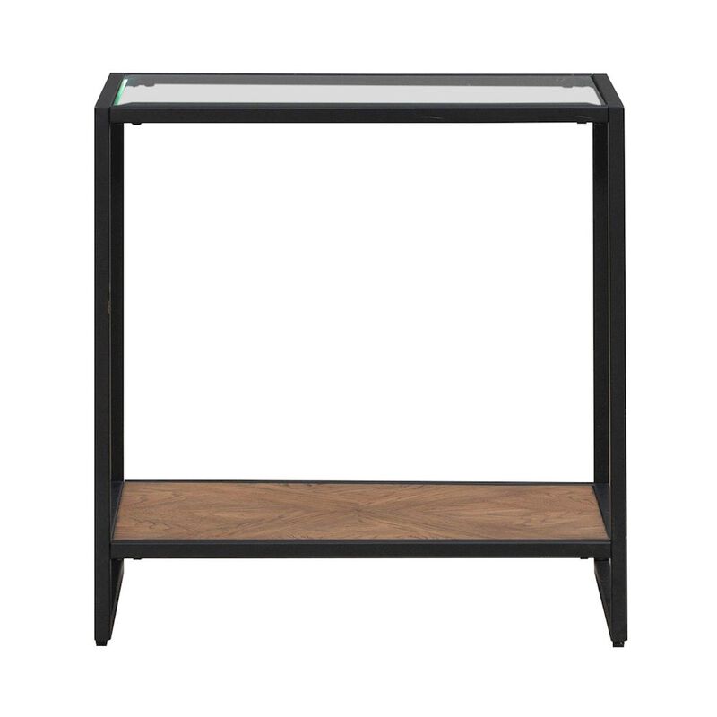 Liberty Furniture Bedford Chairside Table for Living Room - Weathered Oak image number 0