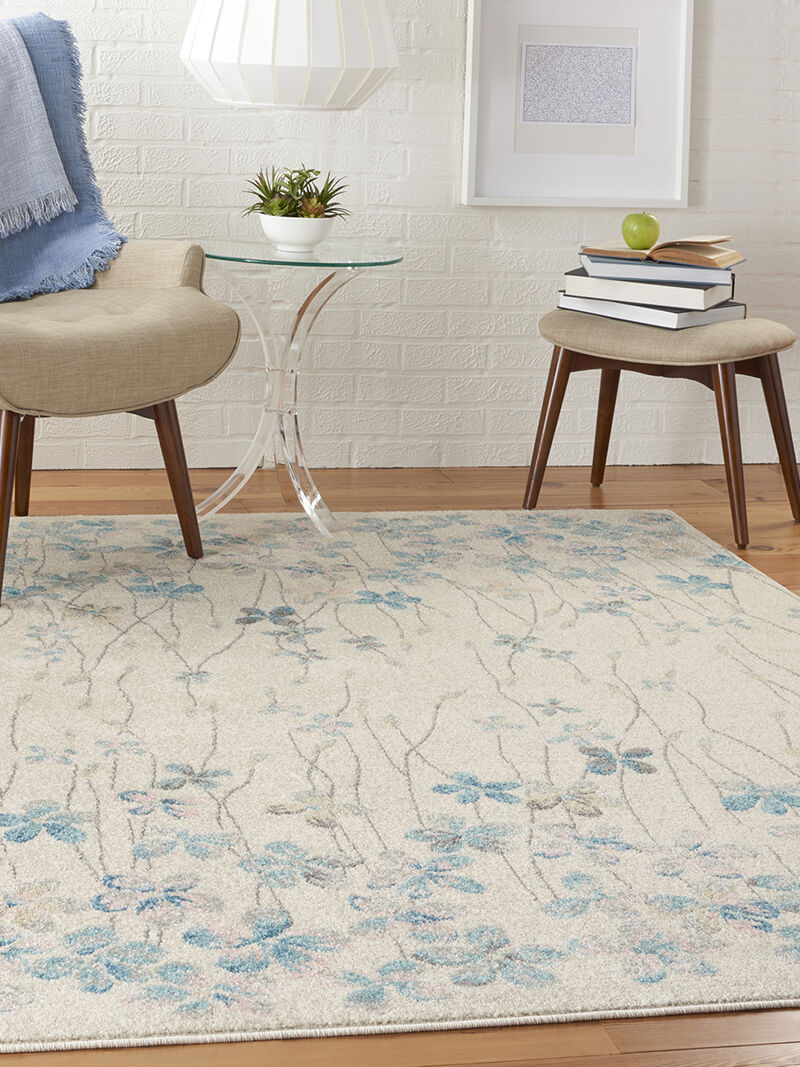 Tranquil TRA04 Ivory 6' x 9' Rug