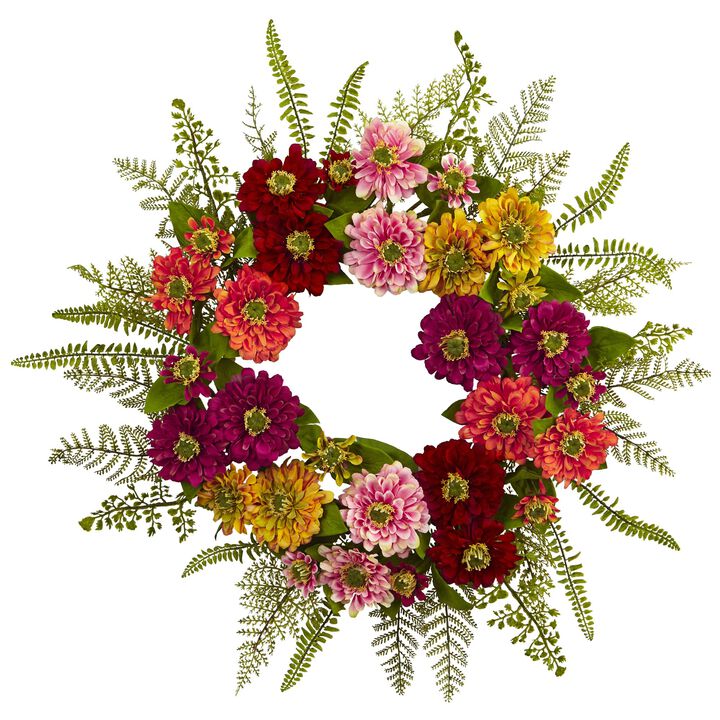 Hivvago Mixed Flower Wreath