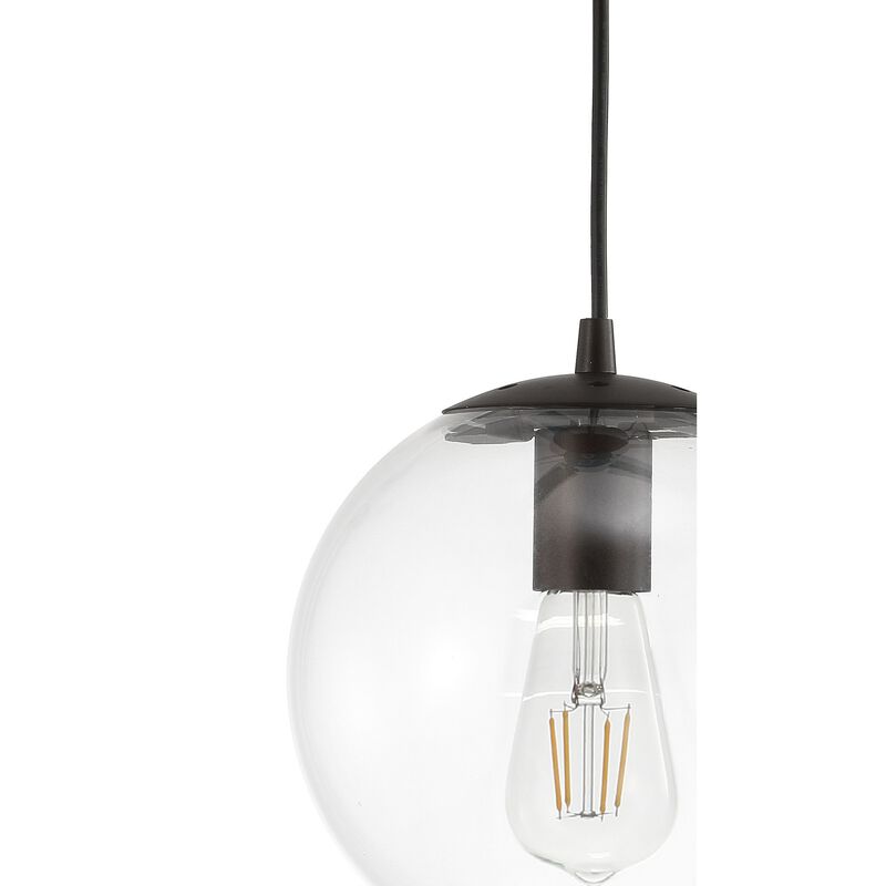 Bleecker Metal/Glass Globe LED Pendant