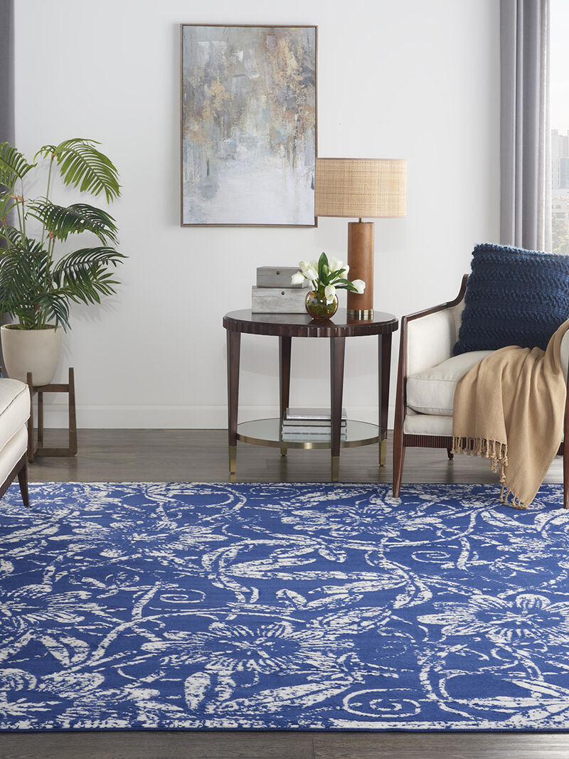 Whimsicle WHS05 Navy 8' x 10' Rug