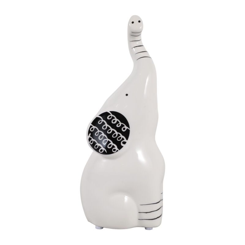 8x3" Elephant Doodle Figurine image number 0