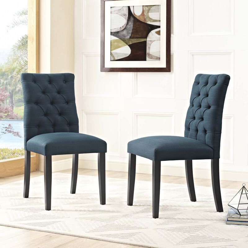 Duchess Dining Chair Fabric Set of 2 image number 4