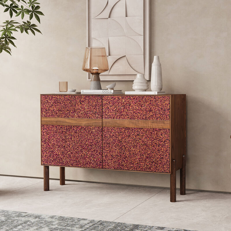 BLOOM Designer Sideboard Featuring Handcrafted Doors