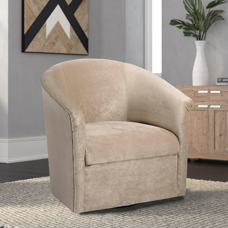 Eden Sand Swivel Chair image number 2