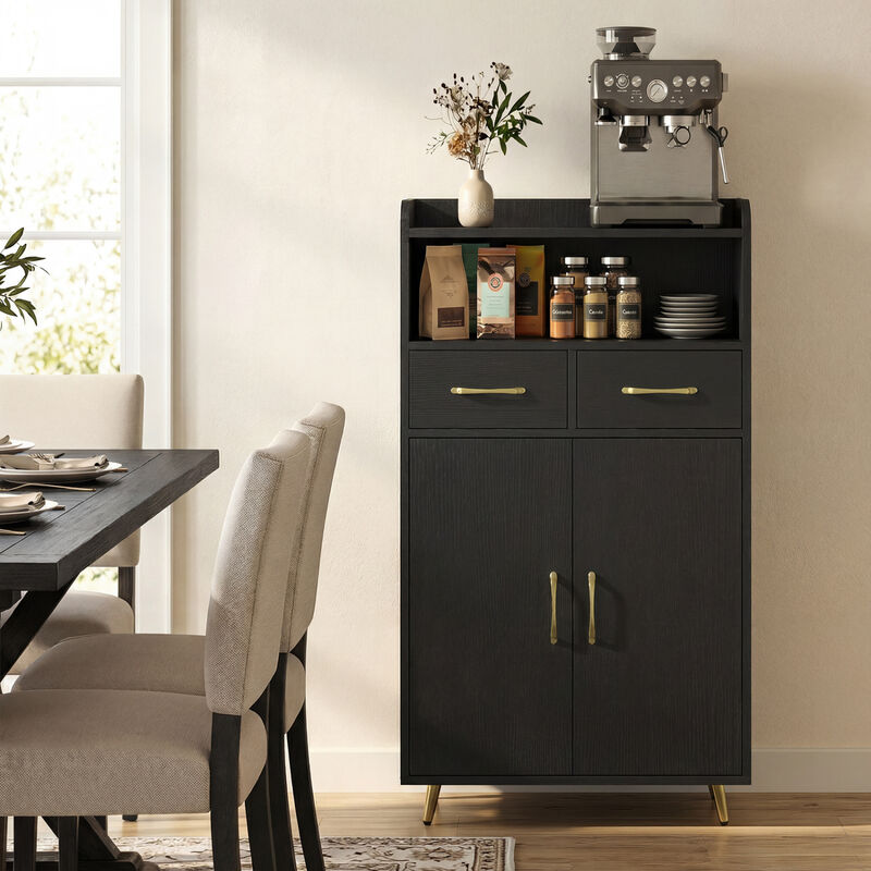 Bathroom Storage Cabinet with 2 Drawers and 2 Doors image number 1