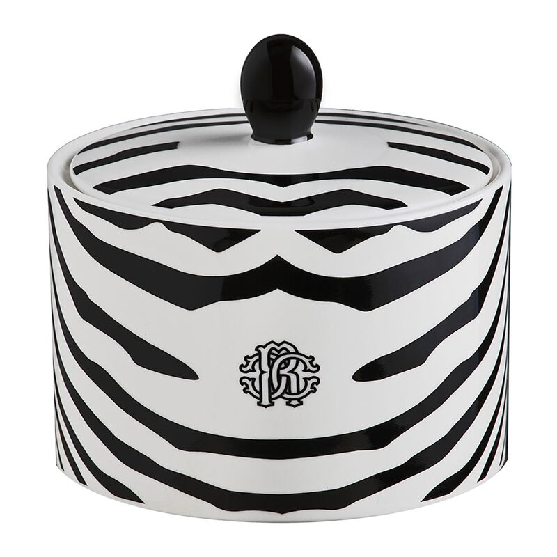 Sugar Pot ZEBRAGE   diam. 2.5", H 3.3" image number 0