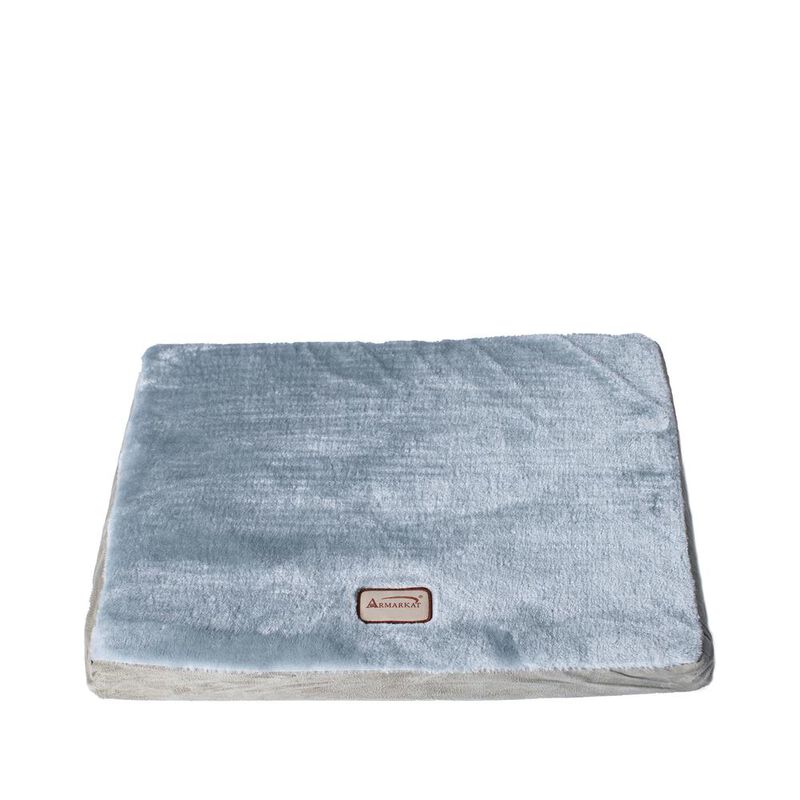 Armarkat Large Memory Foam Orthopedic Pet Bed Mat In Gray & Sage Green