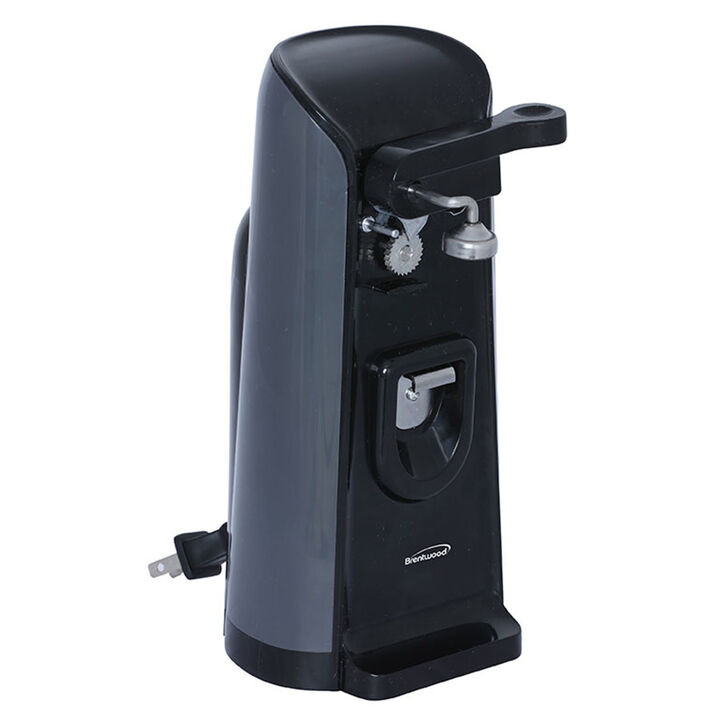 Brentwood Extra Tall Electric Can Opener in Black