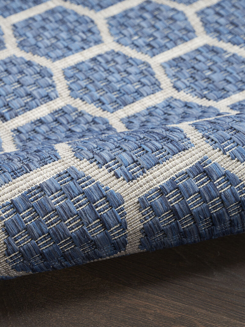 Twist Reversible TWS01 Blue 2'2" x 8' Rug