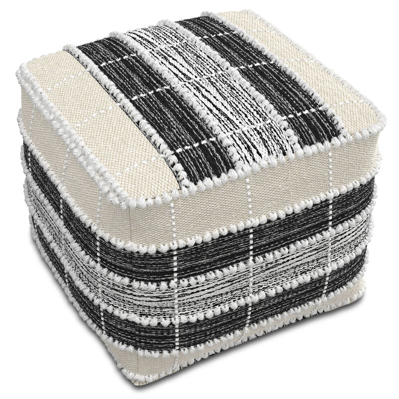 Barley Square Pouf
