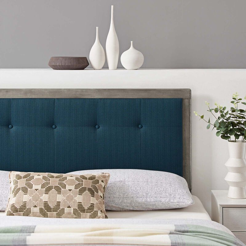 Modway - Draper Tufted King Fabric and Wood Headboard image number 1