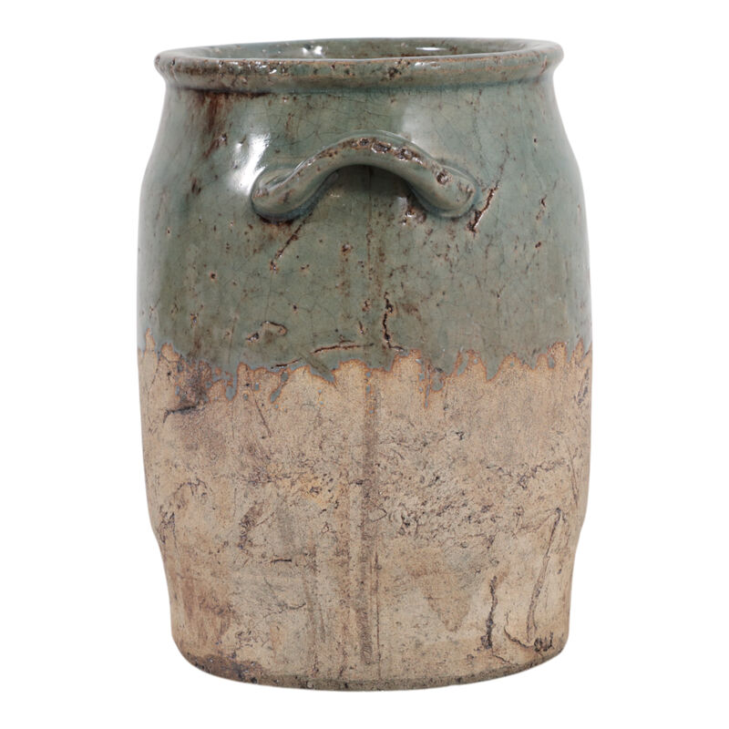 8x7" Traditional Vase, Green/brown image number 3