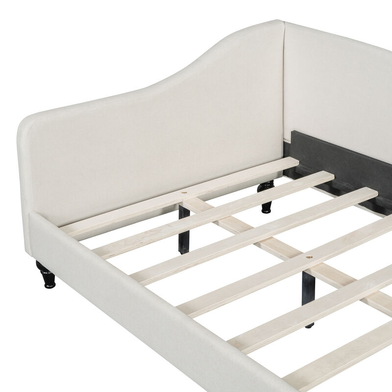 Merax L-Shaped Linen Upholstered Daybed