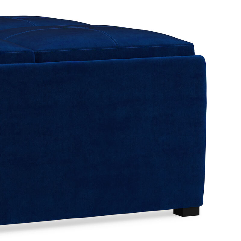 Avalon Square Coffee Table Storage Ottoman image number 7