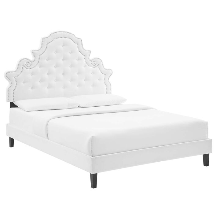 Modway - Gwyneth Tufted Performance Velvet Full Platform Bed