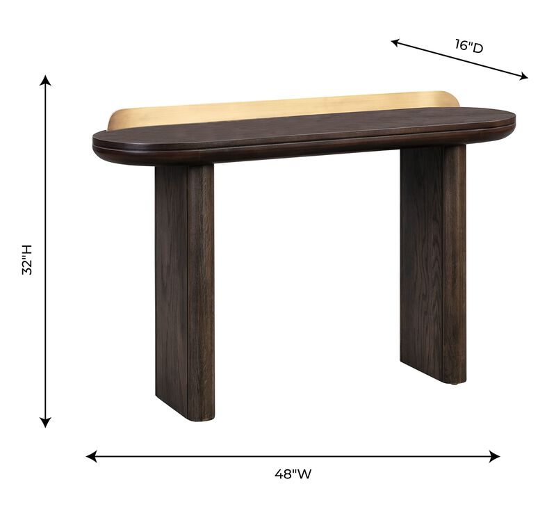 Tov Furniture Braden Desk/Console Table (Brown) image number 1