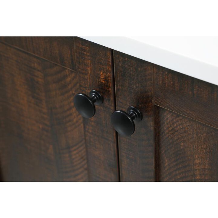 Elegant Kitchen and Bath 36 inch Single bathroom vanity in expresso