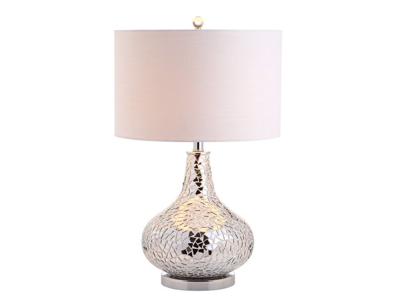 Emilia Mirrored Mosaic LED Table Lamp