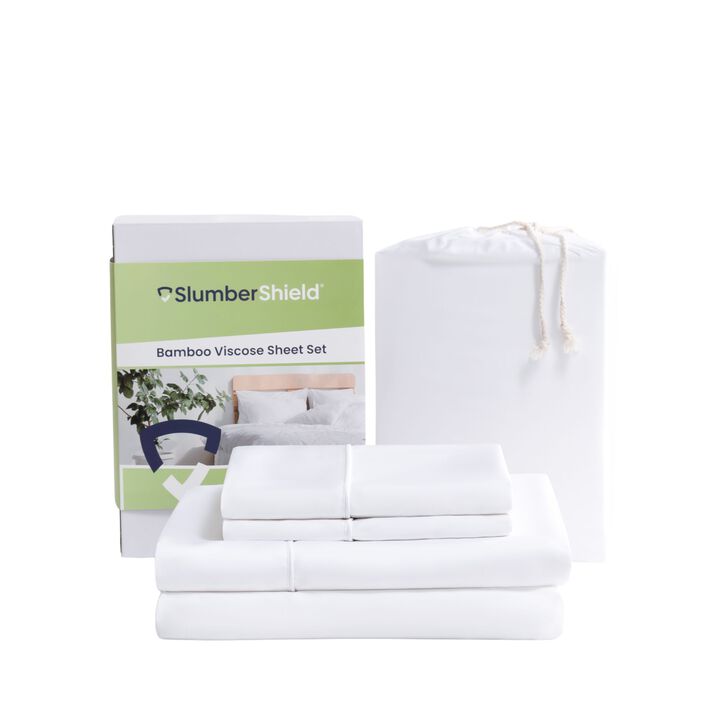 Bamboo Sheet Set King White
