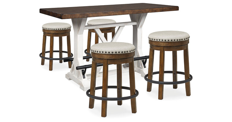 Valebeck 5-Piece Counter Dining Set
