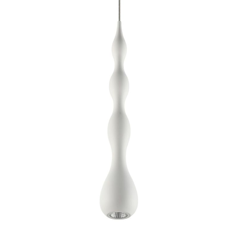 VONN Lighting Integrated LED Height Adjustable Pendant Light in White