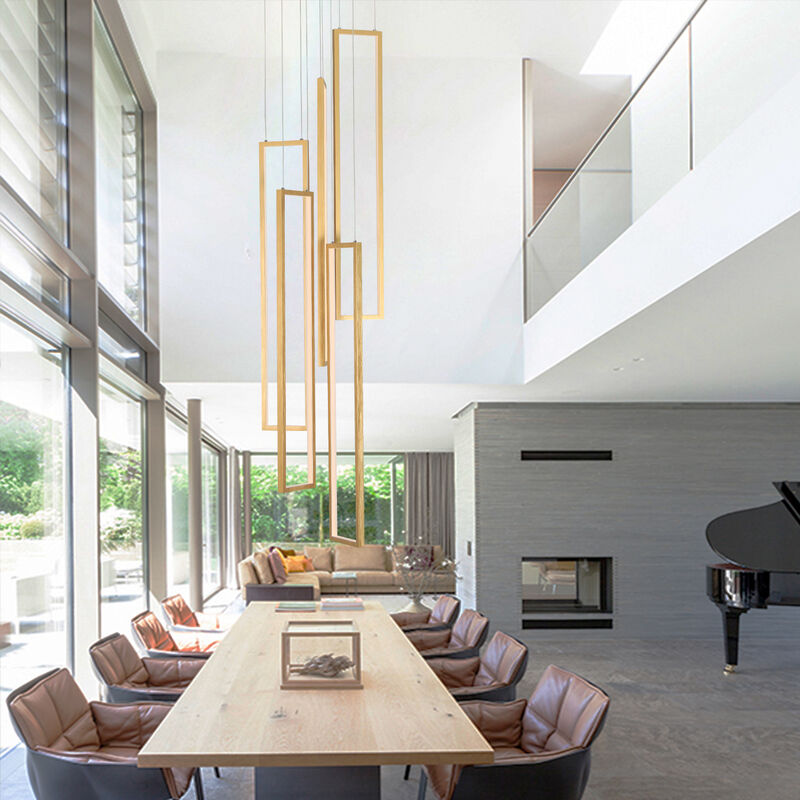 5-Light High-Ceiling Dimmable Cluster Pendant image number 2