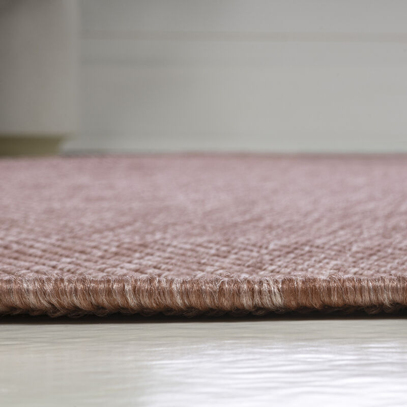 Miles Modern Minimalist Radius Corner Solid Area Rug