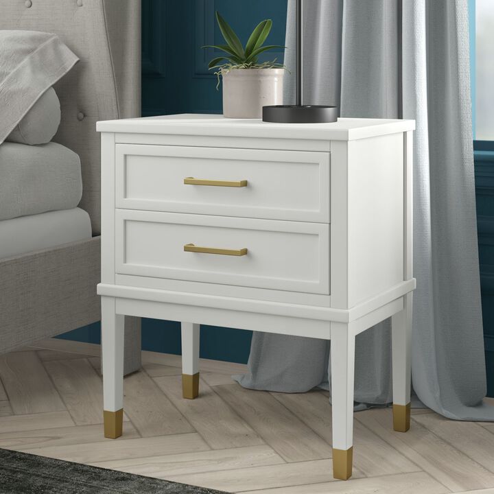 Brody Side Table in White