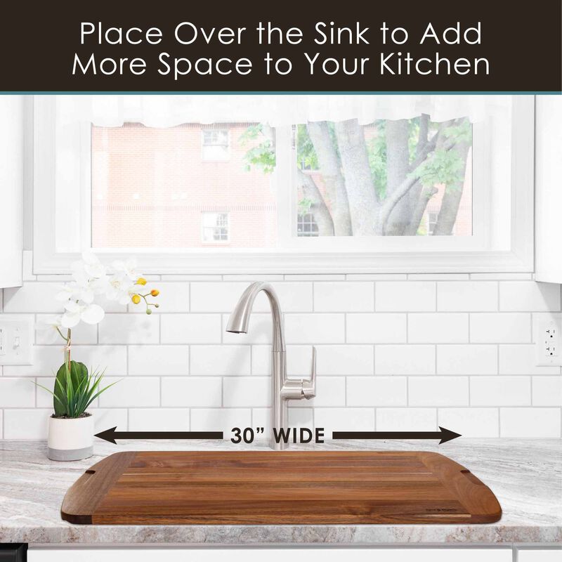 Rock & Branch&reg; 600SI Cutting Board & Noodle Board, 30" x 20" image number 6