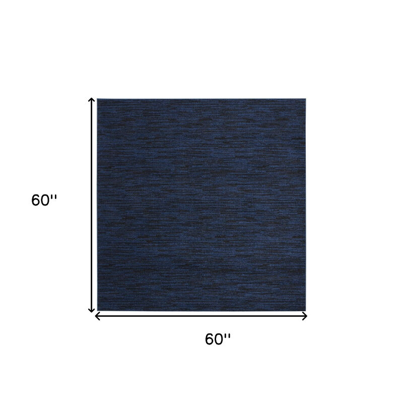 HomeRoots Square Indoor Outdoor Area Rug image number 5