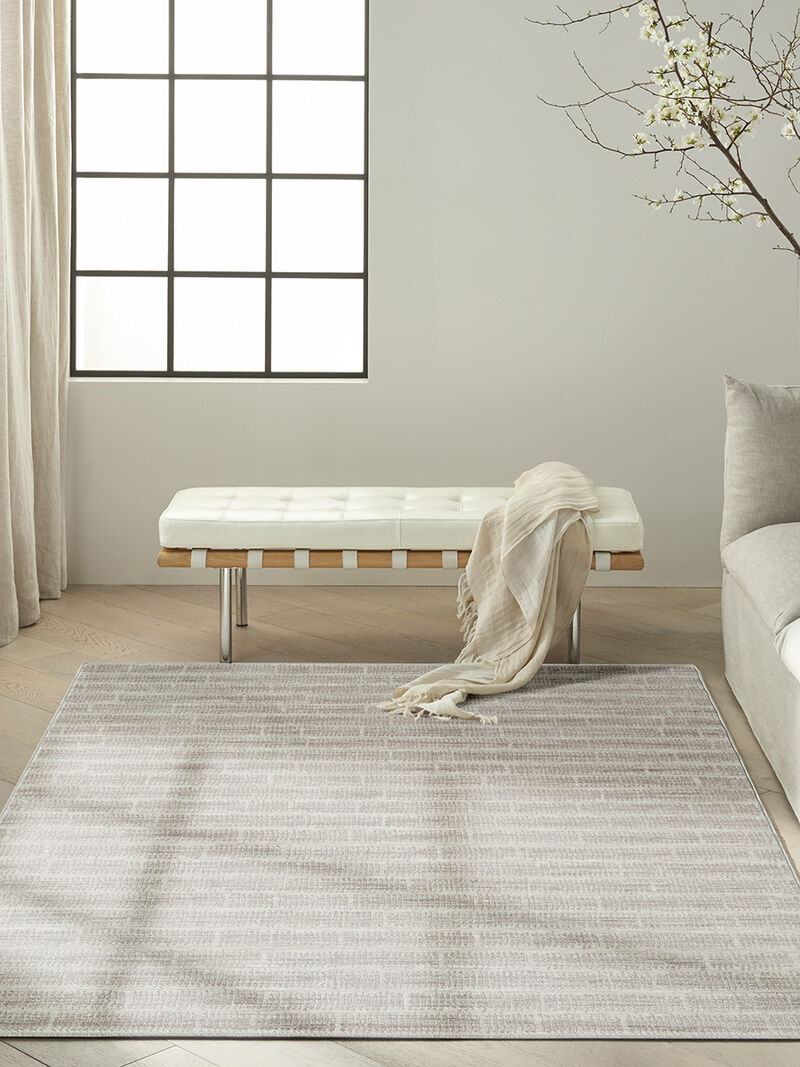 CK079 Notes NOT04 Ivory/Gray 3'11" x 5'11" Rug